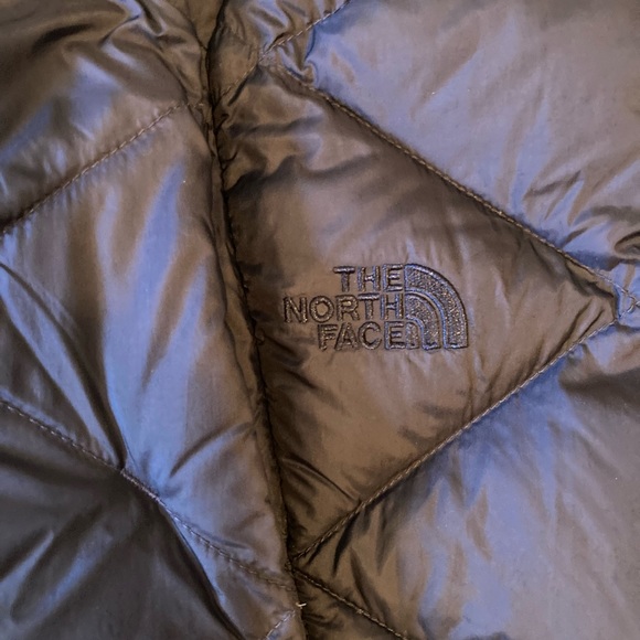 The Northface Far Northern Quilted Puffer Capelet EUC Rich Navy XS - Picture 4 of 16